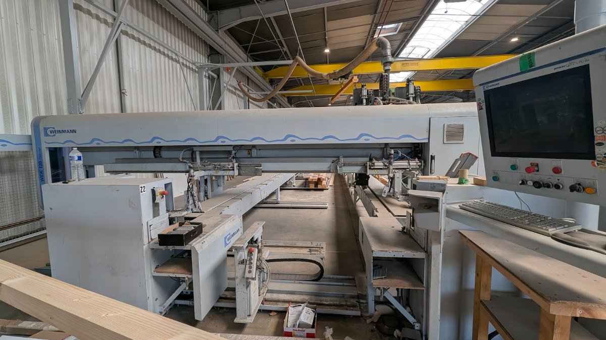 Machine d'assemblage ossature bois - WEK 120/10 R OPTIMАТ - WEINMANN - 2011 