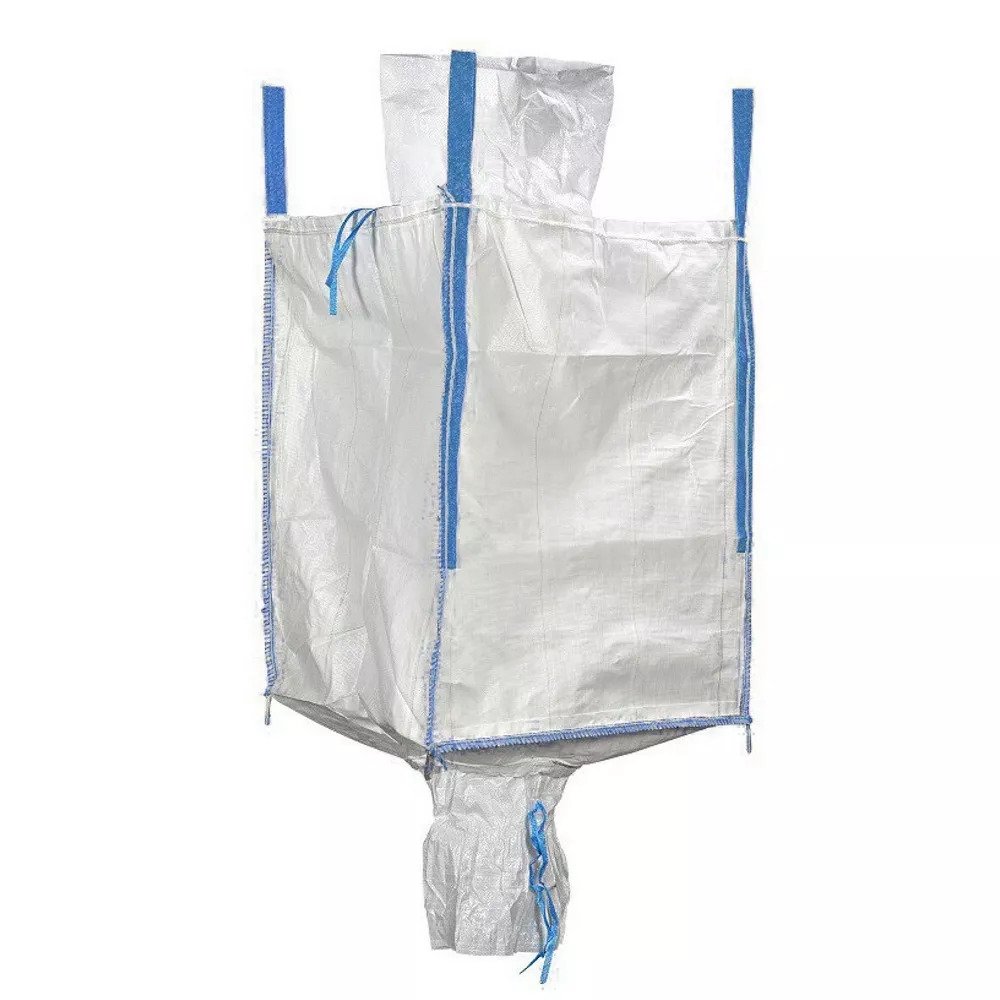 Big bag neuf 1 m³, Type B, - 95 × 95 × 103 cm -  1 000 kg - goulotte de remplissage diam 450 mm - goulotte de vidange diam 350 mm