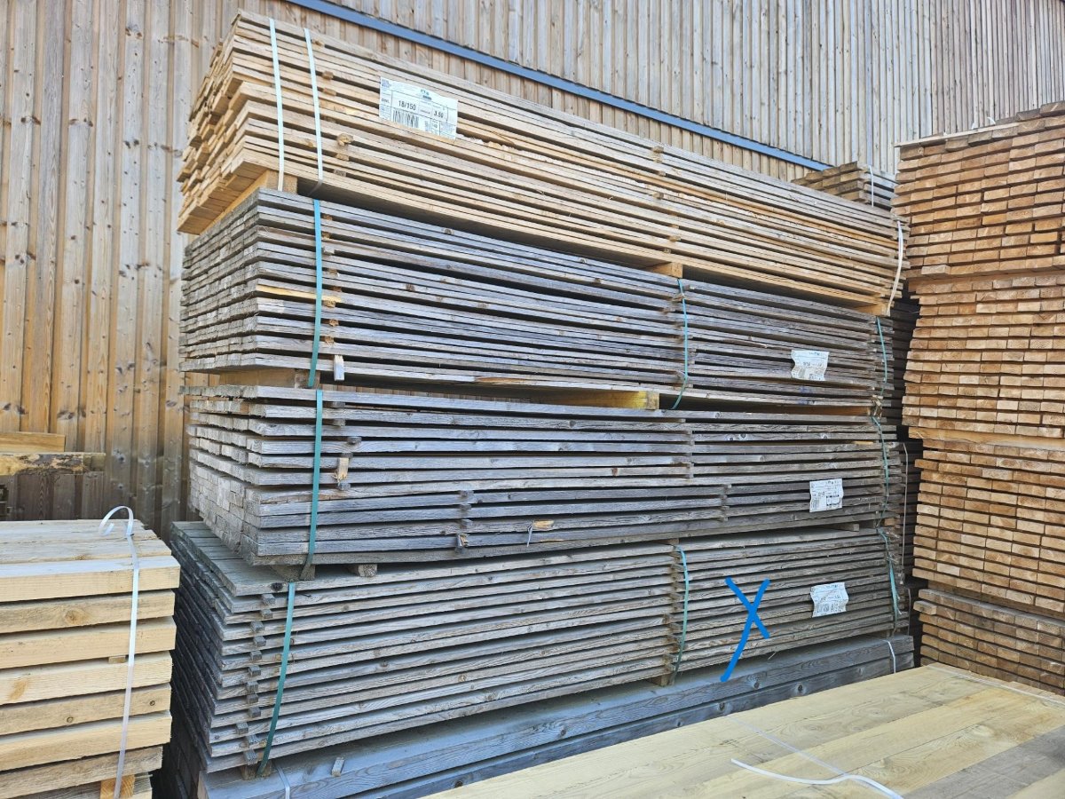 Sapin/épicéa – 27x175 mm - 3.5m - choix 3 – qualité emballage / coffrage