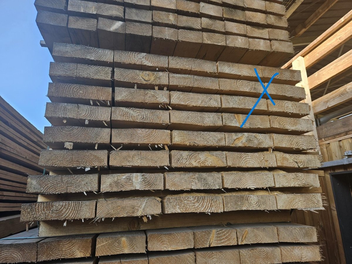 Sapin/épicéa - 50x200 mm - 4m – choix 2 – non traité