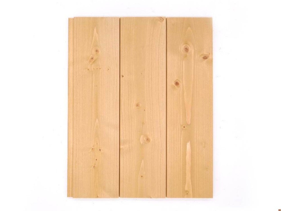 Bardage pin nord thermochauffé 33.75 m² AMBRE