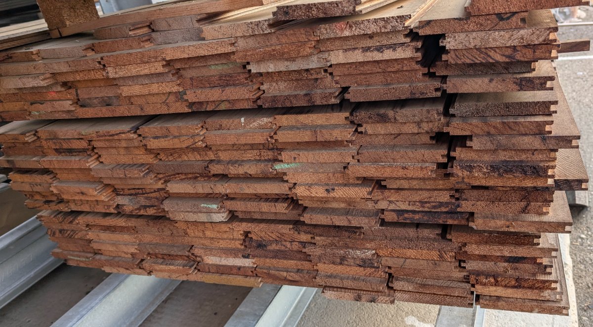 Bardage Red Cedar 72 unités - 2 dimensions disponibles