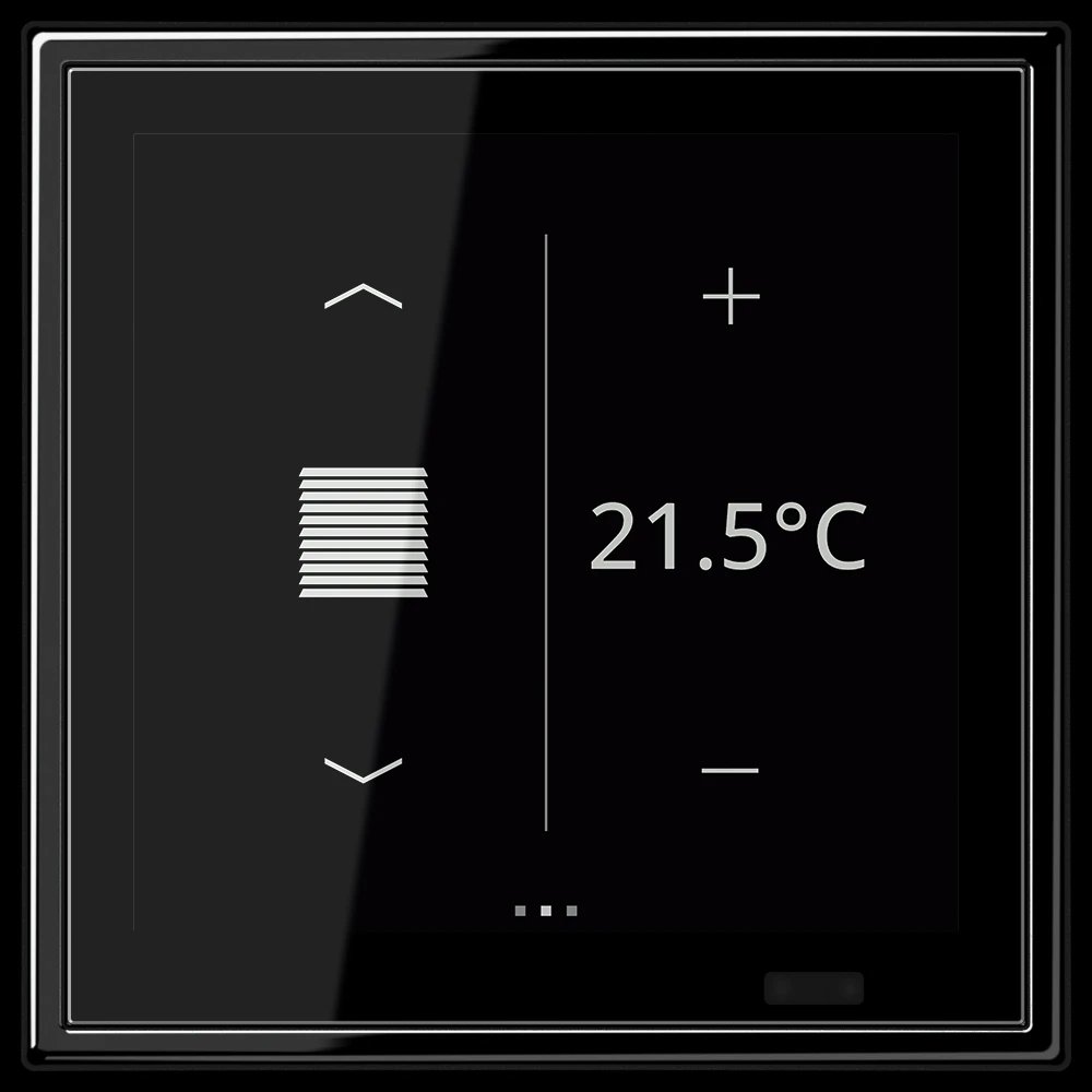 Contrôleur domotique tactile JUNG LS TOUCH KNX – LS 990 noir mat