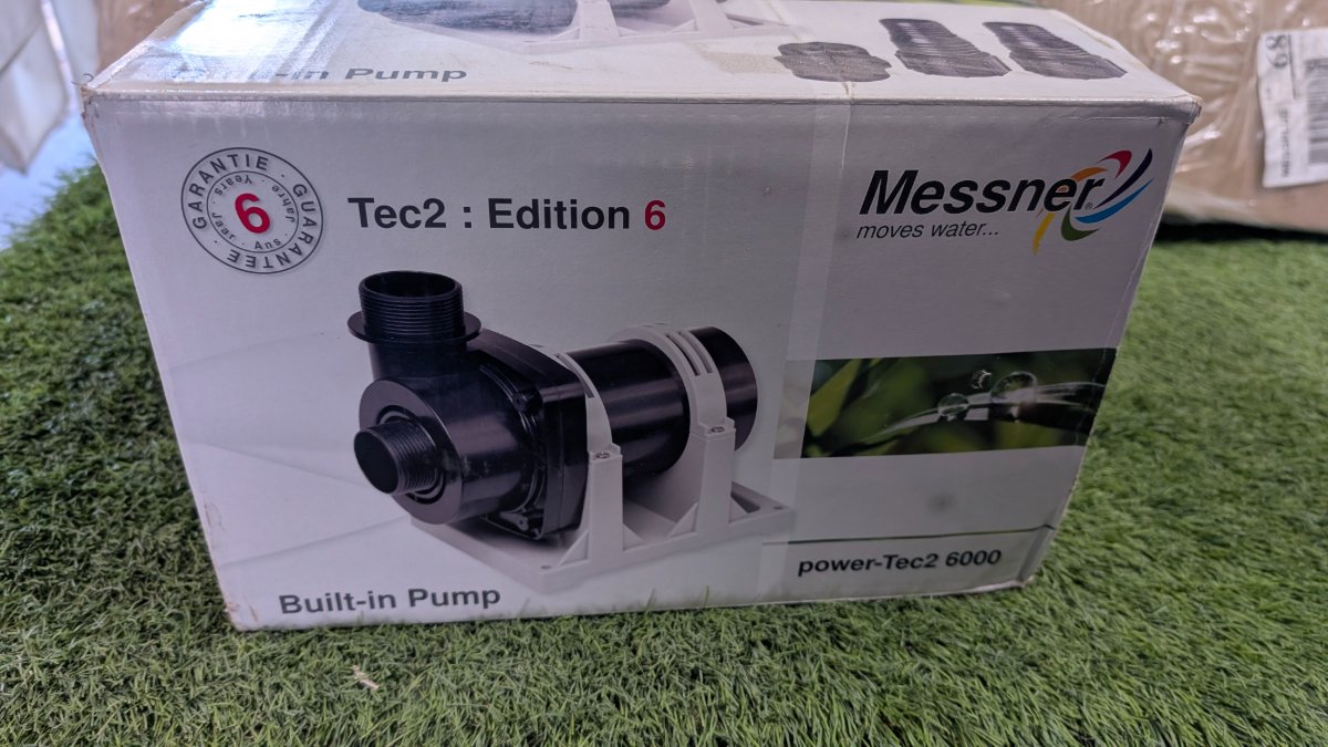 Pompe Messner Tec2 4000, 4100 l/h, 80W, parfait état