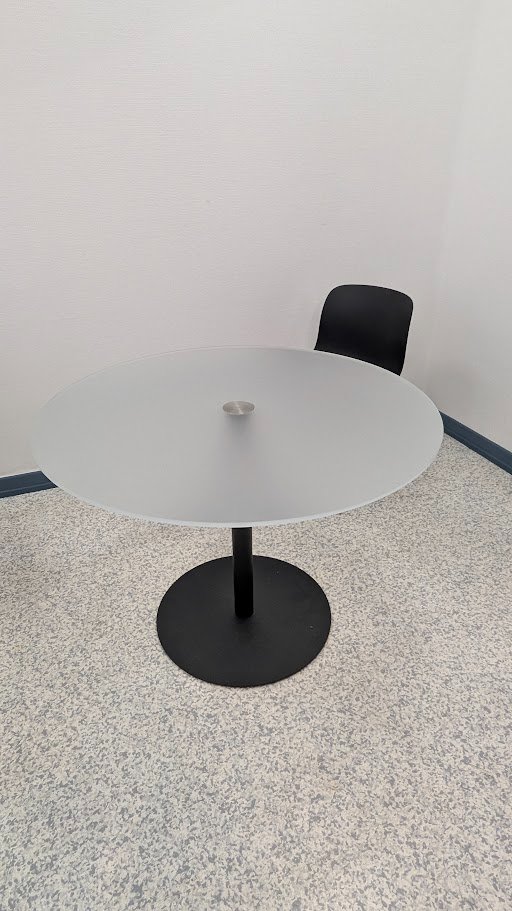 Table ronde Ø 100 en verre